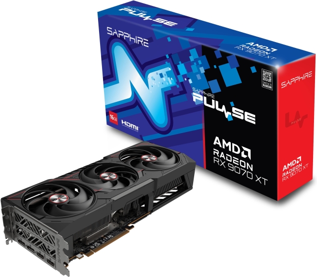 Sapphire Technologies Sapphire PULSE AMD Radeon RX 9070 XT grafikkort
