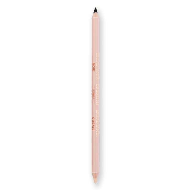 Bellamianta Deuxline 2-i-1-eyeliner-blyant – krem og svart – 1,6 g