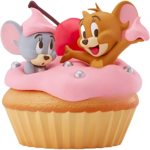 Banpresto TOM OG JERRY STOR MYK VINYLFIGUR – Søt cupcake
