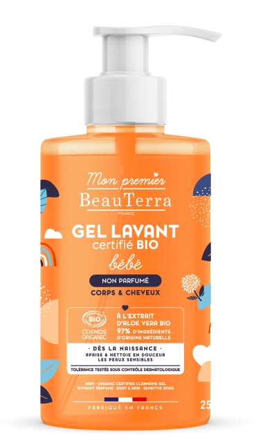 BeauTerra Parfymefri babyvaskegel – BIO – 750 ml