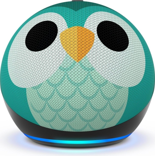 Amazon Echo Dot Kids 5. generasjon – Owl Edition