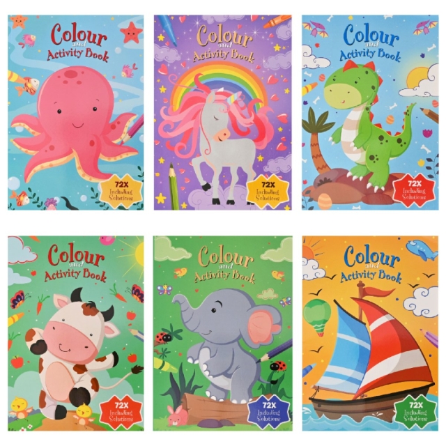 Avenir Eske med 24 stk. «Avenir» – Aktivitetsbok, blandet utvalg (1342)