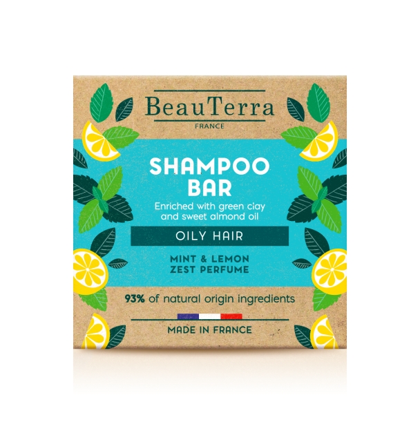 BeauTerra Shampoobar – Fett hår – 75