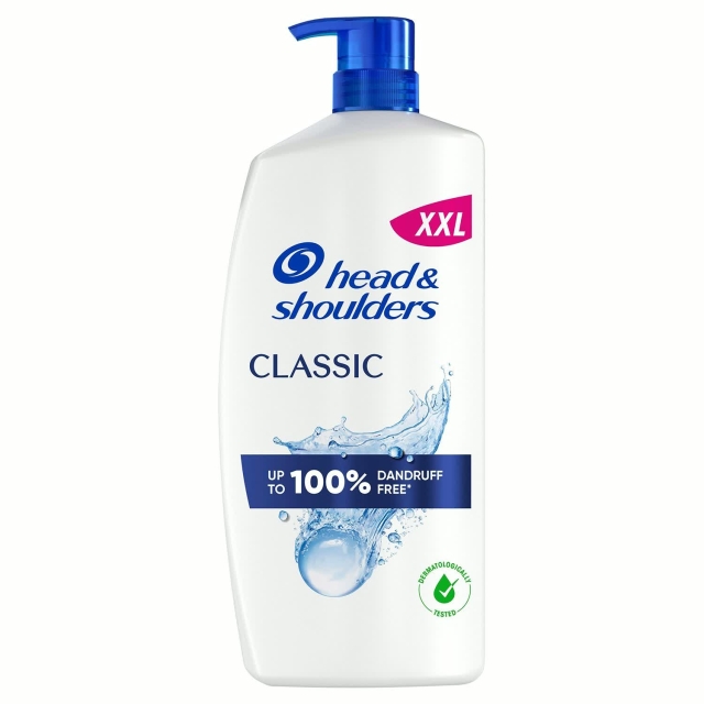 Head & Shoulders Classic Clean Schampo mot mjäll, 1000ml Pump