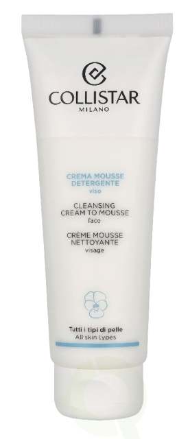 Collistar Cleansing Cream To Mousse 125 ml