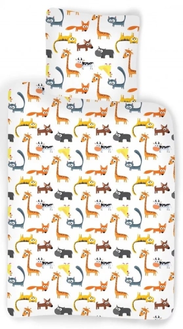 BrandMac Sengetøy – Juniorstørrelse 100 x 140 cm – Dyr (1000423)