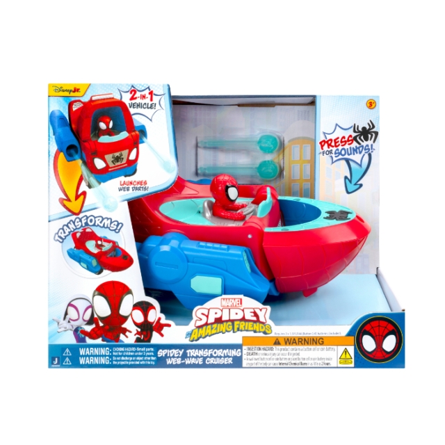 Disney Spidey – Transforming Web-Wave Cruiser (SNF0379)