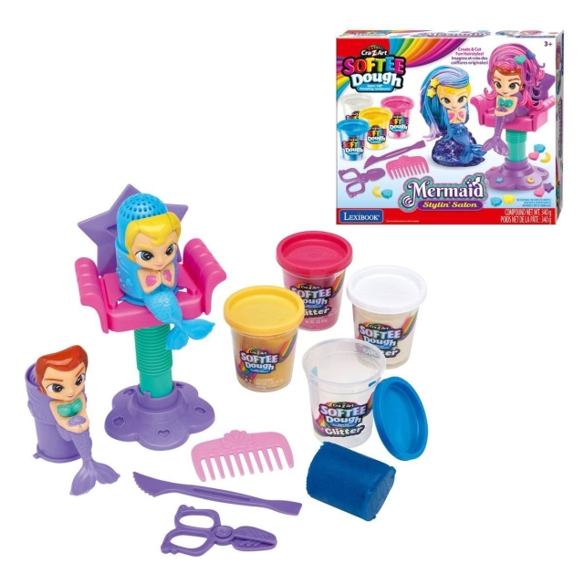 CraZart Cra-Z-Art – Softee Dough Glitrende havfruesalong (CRDOUGH12)