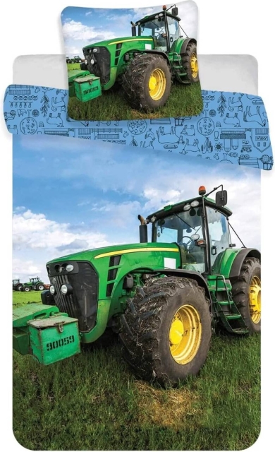 BrandMac Sengetøy – Juniorstørrelse 100 x 140 cm – Traktor (100091)