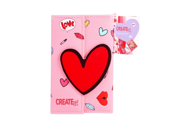 CREATE it! Sminkebok med magnetlukking – hjerte (884526)