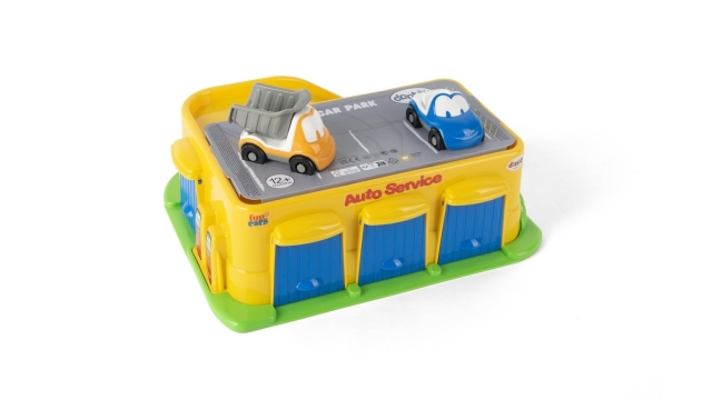 Dantoy Funcars Bilverksted og parkeringsplass – 2 biler (7525)