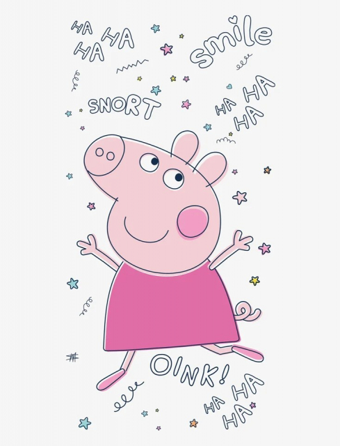BrandMac Håndkle – 70 x 140 cm – Peppa Pig (113503)