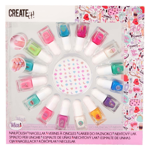 CREATE it! Neglelakksett «Mermaid» – 16 flasker (84515BV1)