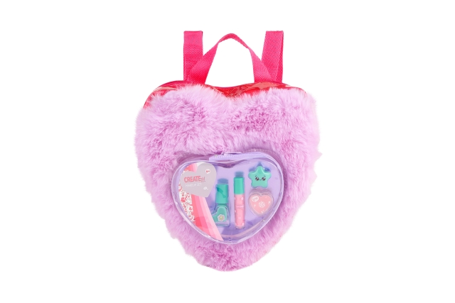 CREATE it! Sminkesett i myk ryggsekk Love Purp (841009B)