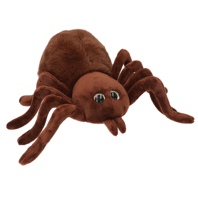 Dino World Plysj-edderkopp 20 cm brun (413903)