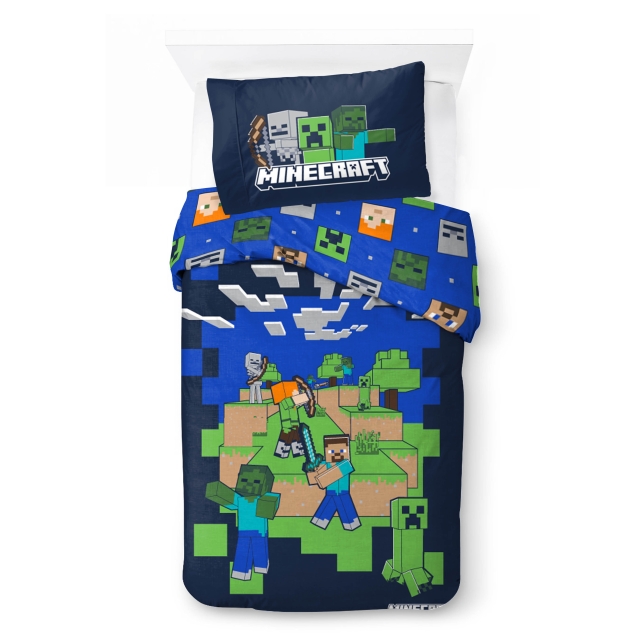 BrandMac Sengetøy – voksenstørrelse 140 x 200 cm – Minecraft «I got your back» (1029649)