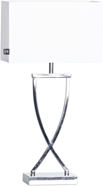 By Rydéns Bordlampe Omega 52 cm krom/hvit 2820430-5000By Rydéns