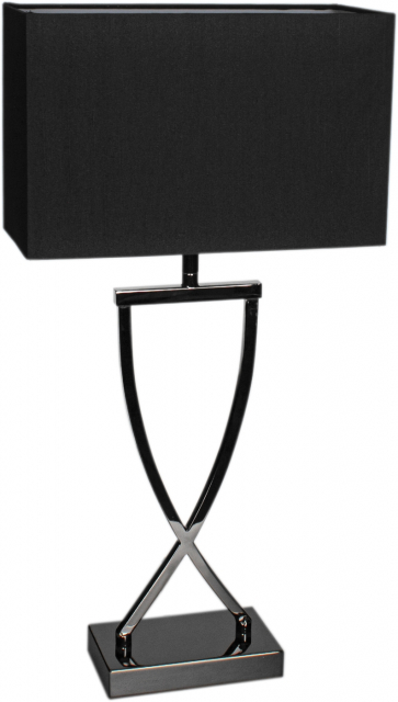 By Rydéns Bordlampe Omega 52 cm svart/krom 2820430-6513By Rydéns