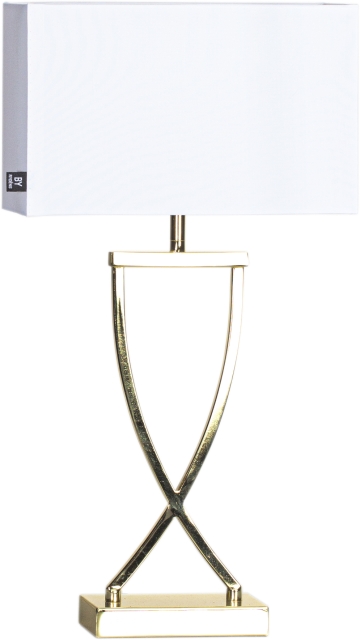 By Rydéns Bordlampe Omega 52 cm messing/hvit 2829610-5000By Rydéns