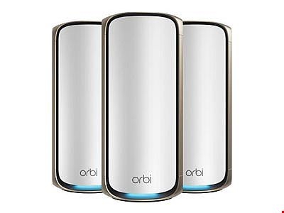 Netgear Router Orbi 970 WiFi 7 Mesh system 3-Pack (RBE973S) - White Netgear