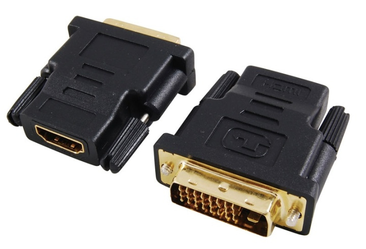 NORDIQZENZ Adapter DVI-D hann til HDMI hunn i gruppen Elektronikk / Kabler og adaptere / HDMI / Adaptere hos TP E-commerce Nordic AB (38-1007)