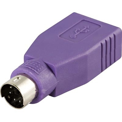 Adapter PS/2 ha till USB ho för möss & tangentbord i gruppen Datautstyr / Kabler og adaptere / USB / USB-A / Adaptere hos TP E-commerce Nordic AB (38-1010)