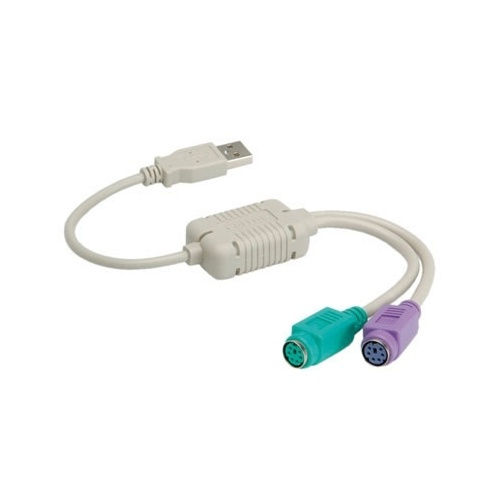 PS/2 till USB adapter (Y-kabel) i gruppen Datautstyr / Kabler og adaptere / USB / USB-A / Adaptere hos TP E-commerce Nordic AB (38-1079)