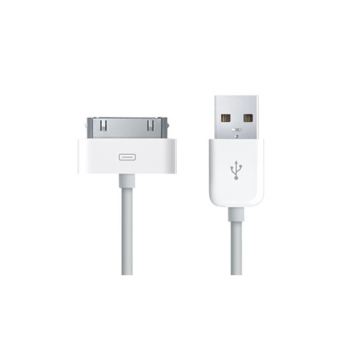 30-pins USB-kabel for iPad / iPod / iPhone White i gruppen SMARTTELEFON & NETTBRETT / Ladere og Kabler / Kabler / Kabler 30 pin hos TP E-commerce Nordic AB (38-1083)