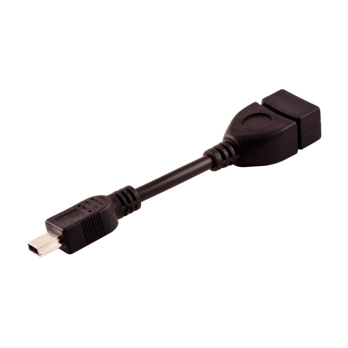 USB-adapter OTG, USB hona till Mini-USB hane i gruppen Datautstyr / Kabler og adaptere / USB / USB-A / Adaptere hos TP E-commerce Nordic AB (38-10963)