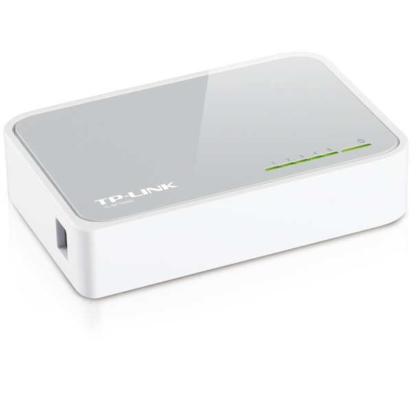 TP-LINK nätverksswitch, 5-ports, 10/100 Mbps, RJ45 i gruppen Datautstyr / Nettverk / Switcher / 10/100Mbps hos TP E-commerce Nordic AB (38-11406)