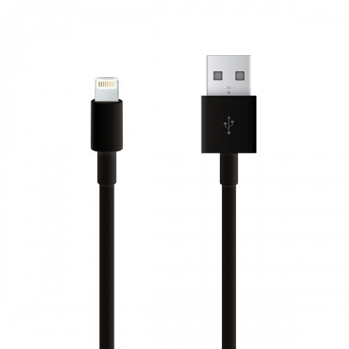 Lightning-kabel for iPhone & iPad, 1 meter, svart i gruppen SMARTTELEFON & NETTBRETT / Ladere og Kabler / Kabler / Kabler Lightning hos TP E-commerce Nordic AB (38-11426)