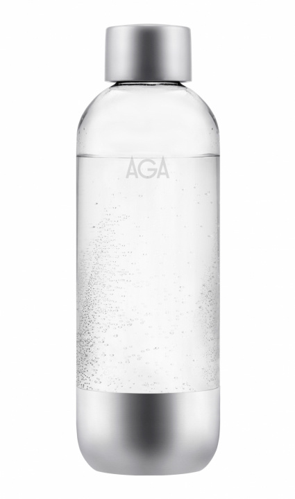 AGA AQVIA Stål 1L, PET-flaska i gruppen HJEM, HUS OG HAGE / Husholdningsapparater / Vann og juice / Kullsyremaskin / Tilbehør hos TP E-commerce Nordic AB (38-11697)