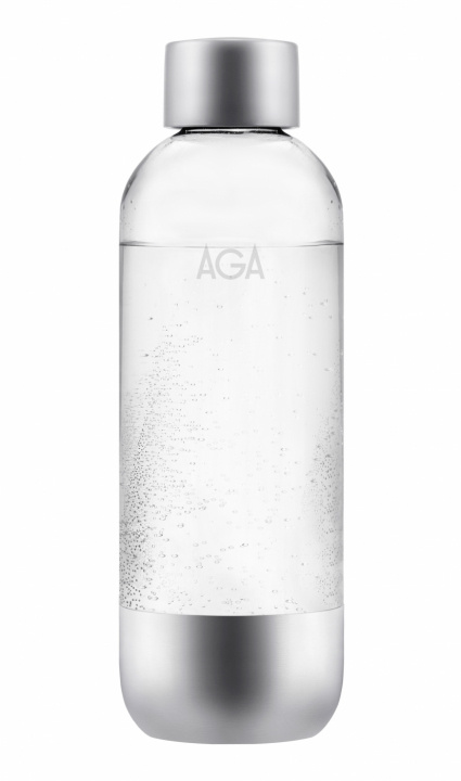 AGA AQVIA Steel 1L, PET-flaske i gruppen HJEM, HUS OG HAGE / Husholdningsapparater / Vann og juice / Kullsyremaskin / Tilbehør hos TP E-commerce Nordic AB (38-11697)