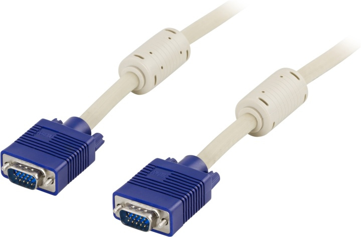 DELTACO skjermkabel RGB HD15 output-15 output,2m i gruppen Datautstyr / Kabler og adaptere / VGA / Kabler hos TP E-commerce Nordic AB (38-1189)