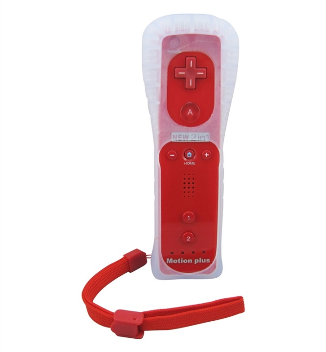 Remote till Wii/Wii U, Röd i gruppen Elektronikk / TV-spill & tilbehør / Nintendo Wii hos TP E-commerce Nordic AB (38-12117)