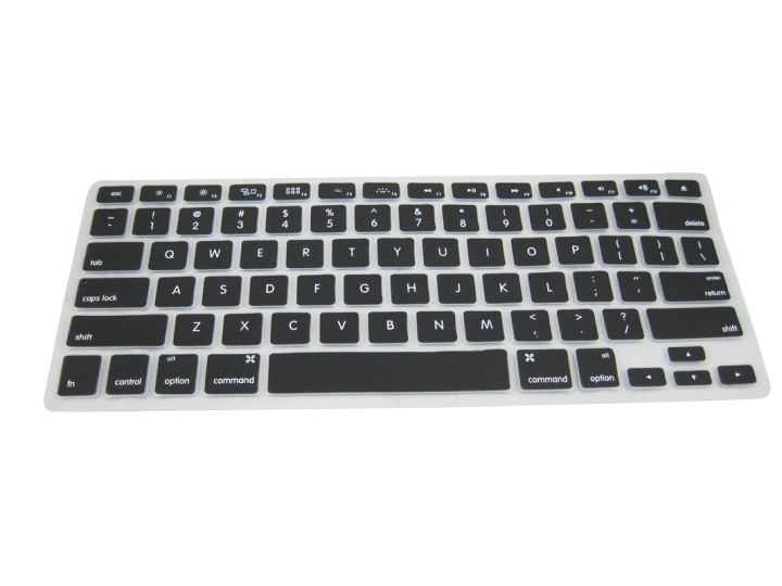 Silikondeksel for tastatur, MacBook Pro 13.3 (svart) i gruppen Datautstyr / Bærbare datamaskiner og tilbehør / Deksler og skins hos TP E-commerce Nordic AB (38-12128)