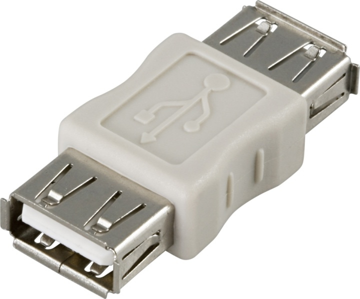 DELTACO kjønnsbrytere,USB A-A input i gruppen Datautstyr / Kabler og adaptere / USB / USB-A / Adaptere hos TP E-commerce Nordic AB (38-13466)