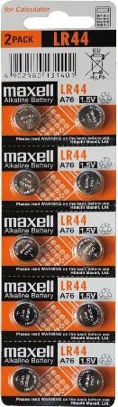 Maxell knappcellsbatteri, LR44, Alkaline, 1,5V, 10-pack i gruppen Elektronikk / Batterier & Ladere / Batterier / knappcelle hos TP E-commerce Nordic AB (38-15409)