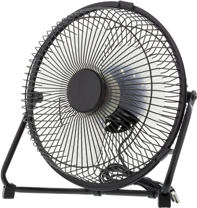 DELTACO USB-vifte, 18cm, bordmodell, 1x USB Type A ma, svart i gruppen HJEM, HUS OG HAGE / Vifter og klimaprodukter / Vifter hos TP E-commerce Nordic AB (38-15446)