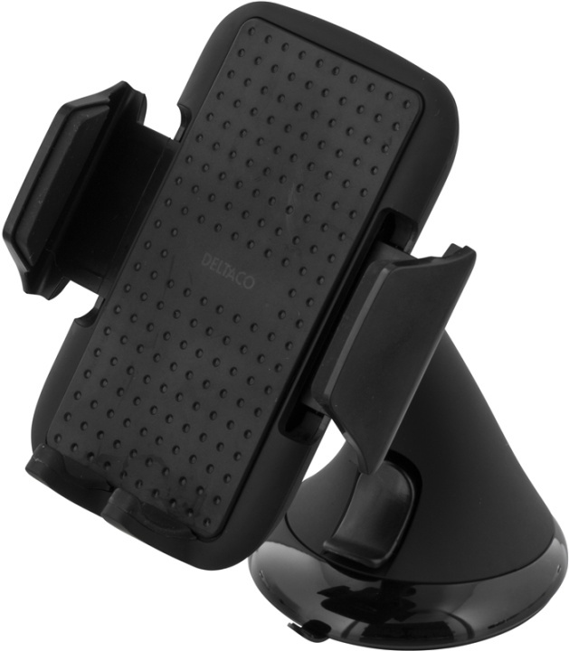 DELTACO Smarttelefonholder, justerbart feste med sugekopp, svart (ARM-230) i gruppen Bil / Bilholder / Bilholdere smarttelefon hos TP E-commerce Nordic AB (38-16017)