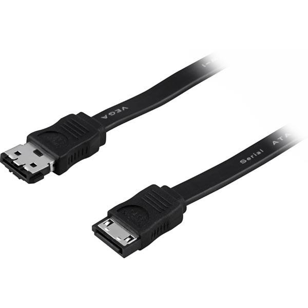 DELTACO SATA till eSATA kabel 0,3m (ESATA-113-30) i gruppen Datautstyr / Kabler og adaptere / Intern / SATA hos TP E-commerce Nordic AB (38-16194)