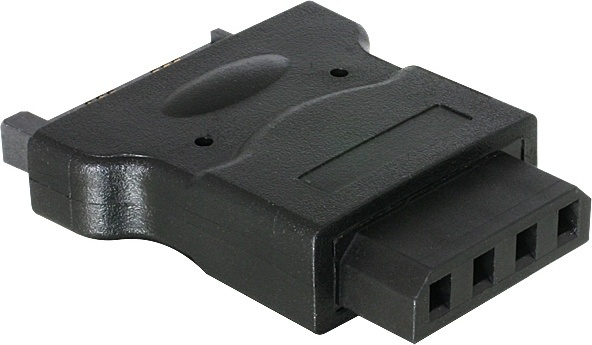 DELTACO Strømadapter 15-pinners SATA-hann til 4-pinners Molex-hunn (SATA-S6) i gruppen Datautstyr / Kabler og adaptere / Intern / Strømkabler og adaptere hos TP E-commerce Nordic AB (38-16267)