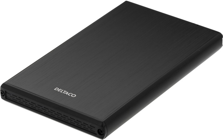 DELTACO eksternt kabinett for 1x2,5 SATA 6Gb/s-harddisk, USB3, svart i gruppen Datautstyr / Datamaskin Tilbehør / Harddisk kabinetter / 2,5 hos TP E-commerce Nordic AB (38-16465)