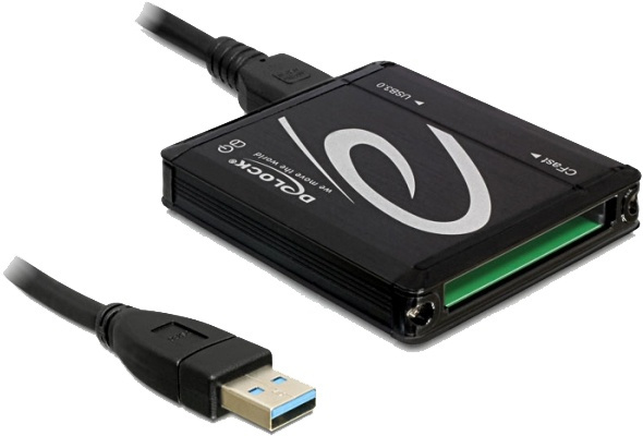 DeLOCK minnekortleser, ekstern, USB 3.0, CFast (91686) i gruppen Elektronikk / Lagringsmedia / Minnekortleser hos TP E-commerce Nordic AB (38-16540)