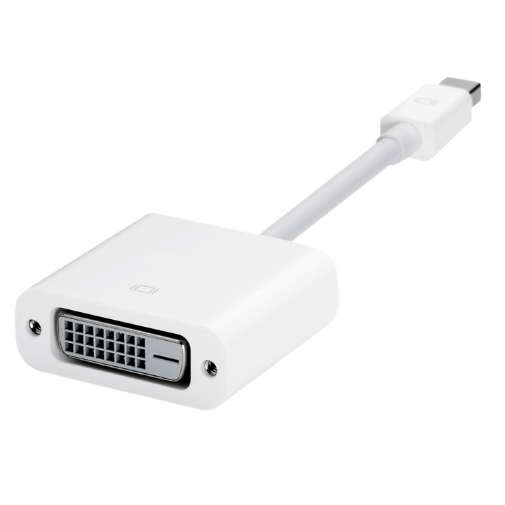 Apple Mini DP till DVI adapter, vit i gruppen Datautstyr / Kabler og adaptere / DisplayPort / Adaptere hos TP E-commerce Nordic AB (38-16709)