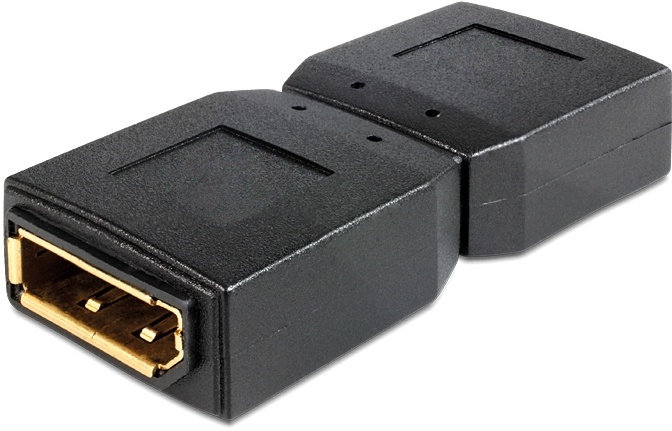 DeLOCK Adapter, DisplayPort hunn til hunn, svart (65374) i gruppen Elektronikk / Kabler og adaptere / Kontakter/skjøteutstyr hos TP E-commerce Nordic AB (38-16712)