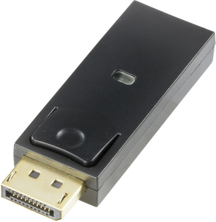 DELTACO DisplayPort til HDMI-adapter med lyd, full HD i 60Hz i gruppen Elektronikk / Kabler og adaptere / HDMI / Adaptere hos TP E-commerce Nordic AB (38-16755)
