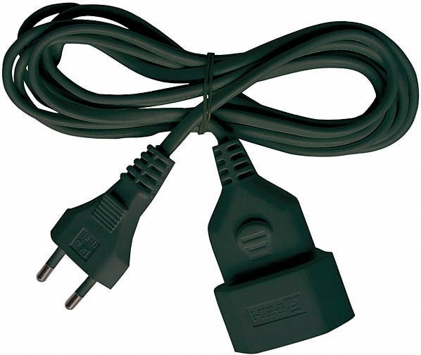 Brennenstuhl ojordad apparatkabel, CEE 7/16 - IEC 60906-1, 5m, sv i gruppen HJEM, HUS OG HAGE / El og belysning / Skjøteledninger hos TP E-commerce Nordic AB (38-16932)