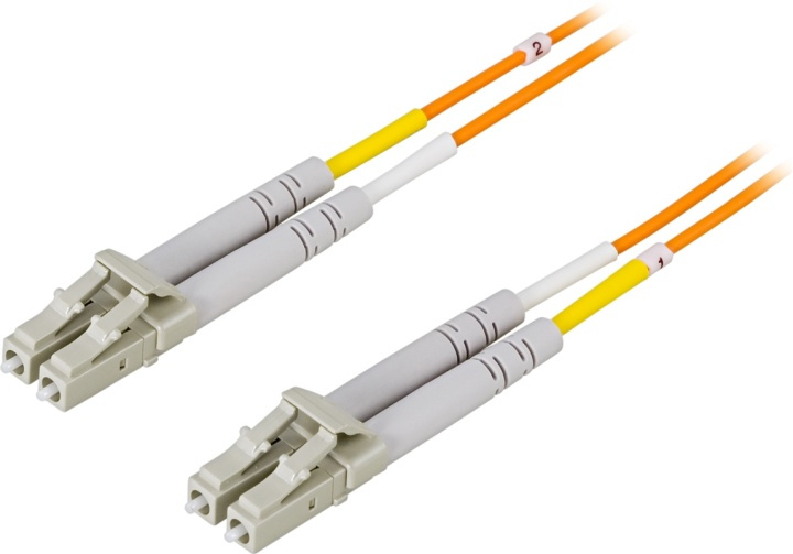 DELTACO Fiberkablage LC - LC, duplex, multimode, 62,5/125, 0,5m i gruppen Datautstyr / Kabler og adaptere / Nettverk / Fiberkabler hos TP E-commerce Nordic AB (38-17034)