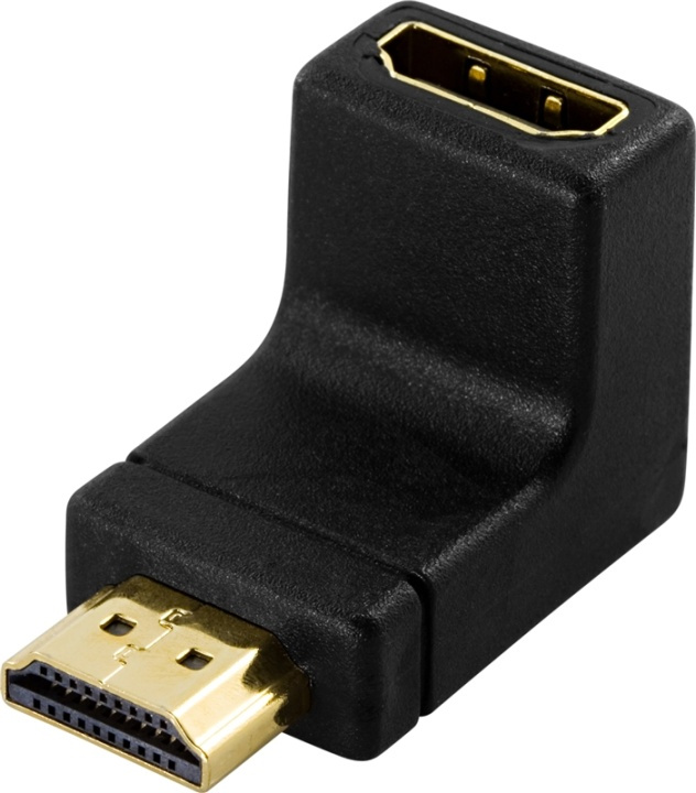 DeLOCK HDMI-adapter, 19-pin ha till ho, vinklad i gruppen Elektronikk / Kabler og adaptere / HDMI / Adaptere hos TP E-commerce Nordic AB (38-17354)